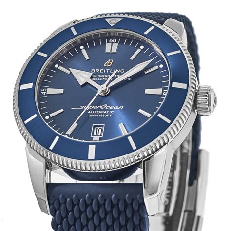 blue breitling watch